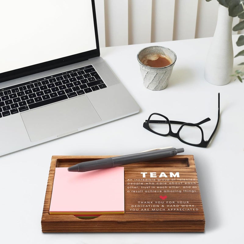 akeke Team Sticky Note Holder, Team Thank You Appreciation Gifts for Coworkers, Employees, Men, Women, Team Gifts Office Desk Self-Stick Note Pad Holders GSH433 - Image 5